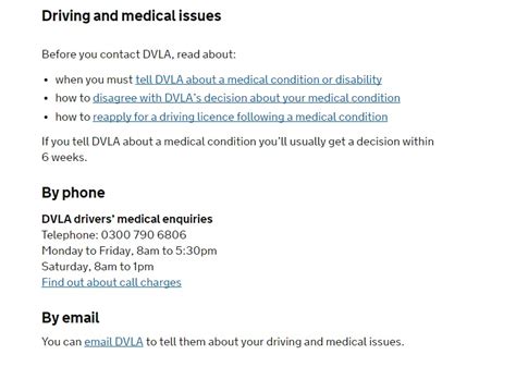 Once you reach 70, you must renew your driving licence every 3 years. . Dvla medical contact number